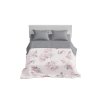 Luxusní přehoz na postel 220x240 cm - Květy růžové 4