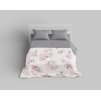 Luxusní přehoz na postel 220x240 cm - Květy růžové 3