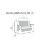 dvojkřeslo 110x200
