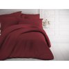 Saténové povlečení LUXURY COLLECTION 140x200 + 70x90 cm - Vínová