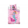 Bavlněné povlečení 140x200 + 70x90 cm - Barbie mořská panna