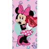 Bavlněná froté osuška 70x140 cm - Minnie "Pink"