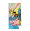 Bavlněná froté osuška 70x140 cm - Sponge Bob Vodotrysk