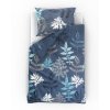 Bavlněné saténové povlečení 140x200 + 70x90 cm - Noční les2