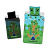 Bavlněné povlečení 140x200 + 70x90 cm - Minecraft "Jungle Fight" se svítícím efektem