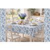 Ubrus 140x180 cm - Modré květy