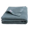 Pletená deka LILI 75x100 cm - Modrošedá4