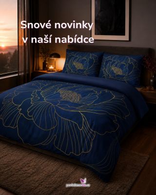 Dorazily další novinky! 😍 Naskladnili jsme krásná povlečení s moderními vzory, která jsou v úpravě bavlněný satén....