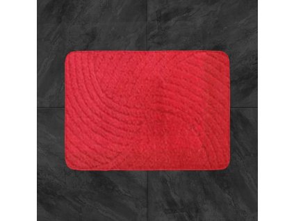 Koupelnová předložka Classic 50x80cm - červená