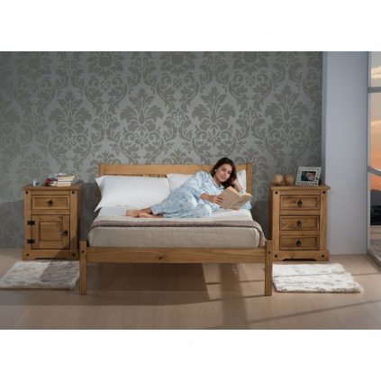 Dvoulůžko CORONA RIO 140x200 vosk