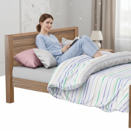 Dvoulůžko EL DORADO 180x200 dub antik