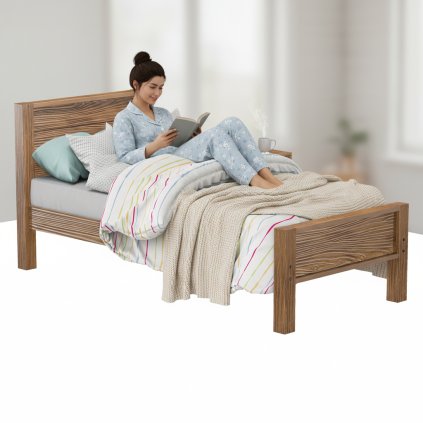 Jednolůžko EL DORADO 90x200 dub antik