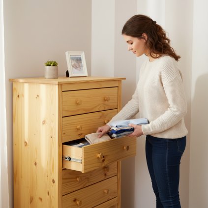 Komoda 5 zásuvek TORINO