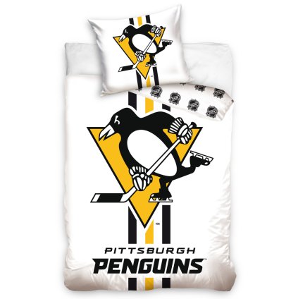 Hokejové povlečení NHL Pittsburgh Penguins White