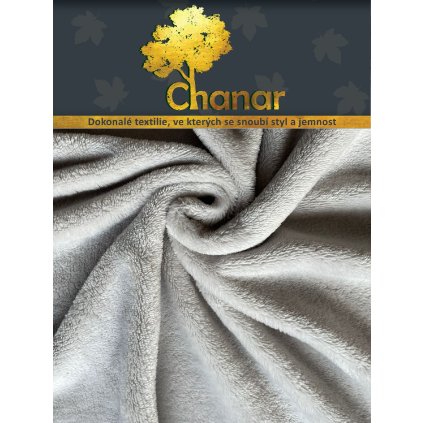 mikroplyš sv šedá