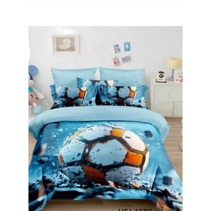 VMB Fotbal modrý 3D