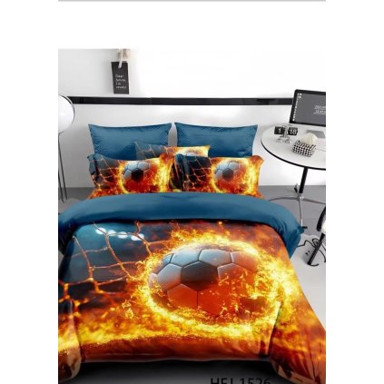 VMB Fotbal ohnivý 3D