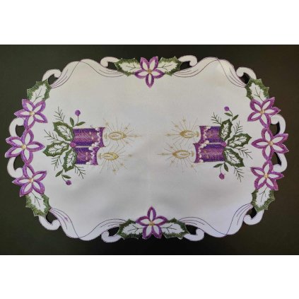 VMB Vánoční prostírání fialové