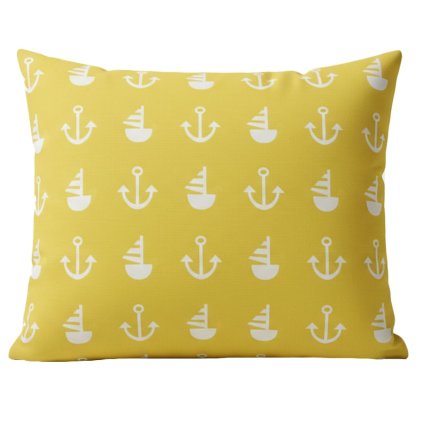 Povlak 70x90 Žlutá kotva