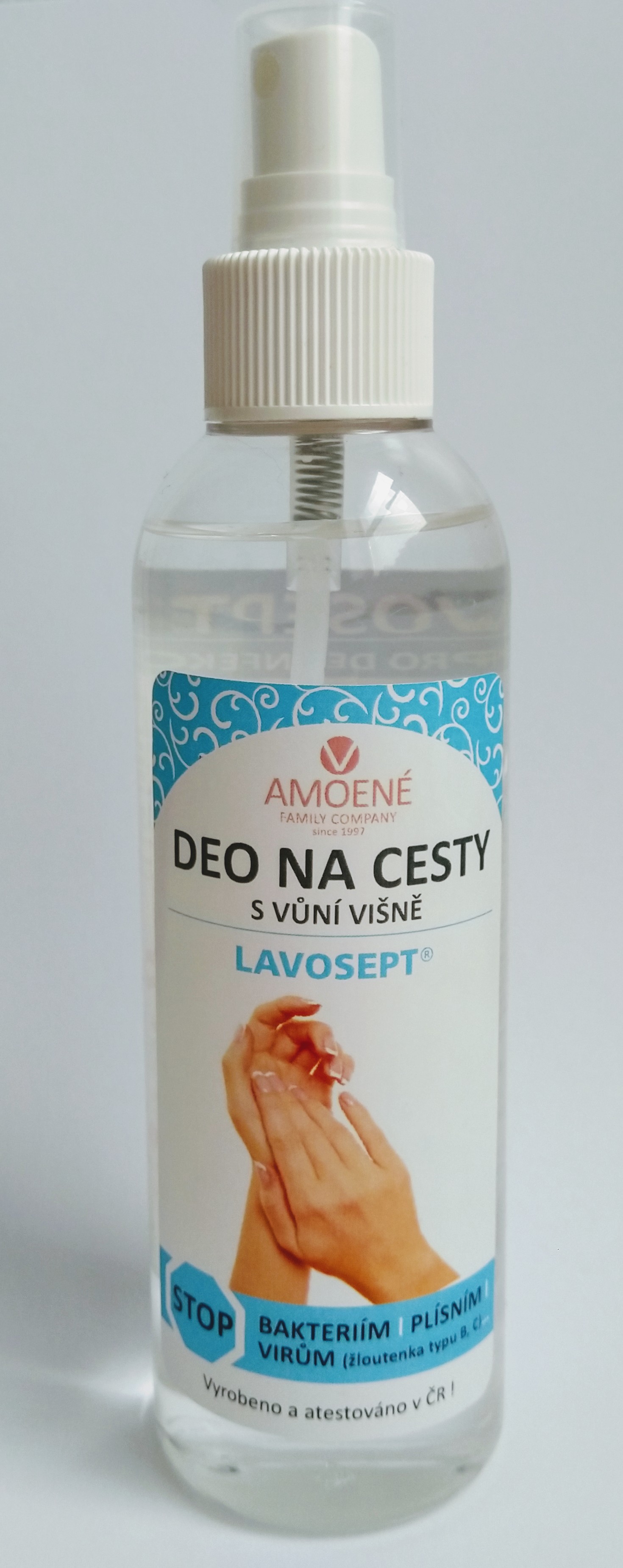 Levně Top textil Deo na ruce s vůní višně