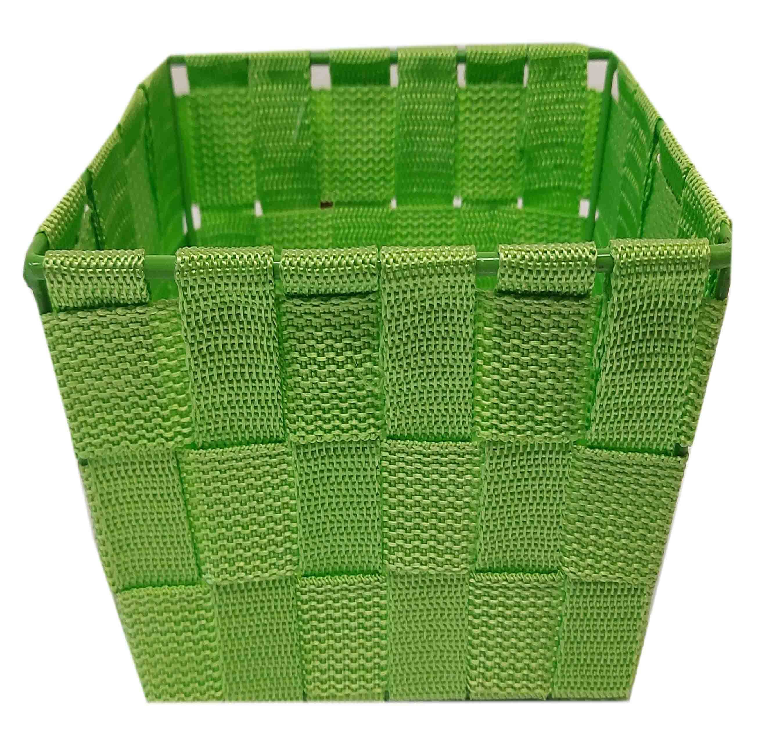 Top textil Košík zelený 19x14x9 cm