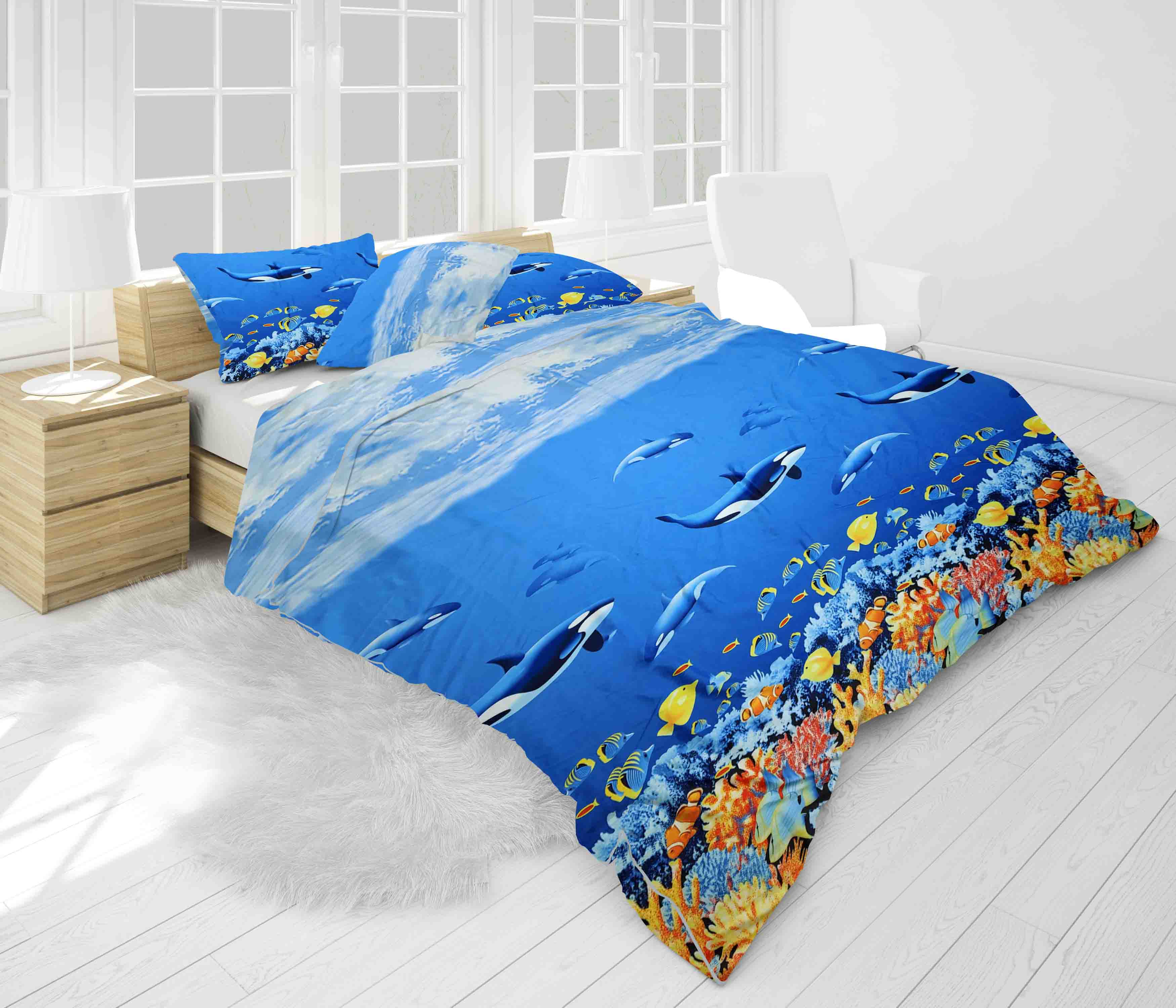 Top textil Povlečení 3D Mořský svět 2
