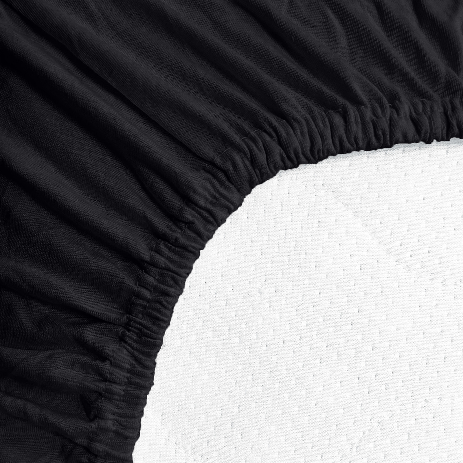 Levně Top textil Prostěradlo Jersey do postýlky - 70x140 černá
