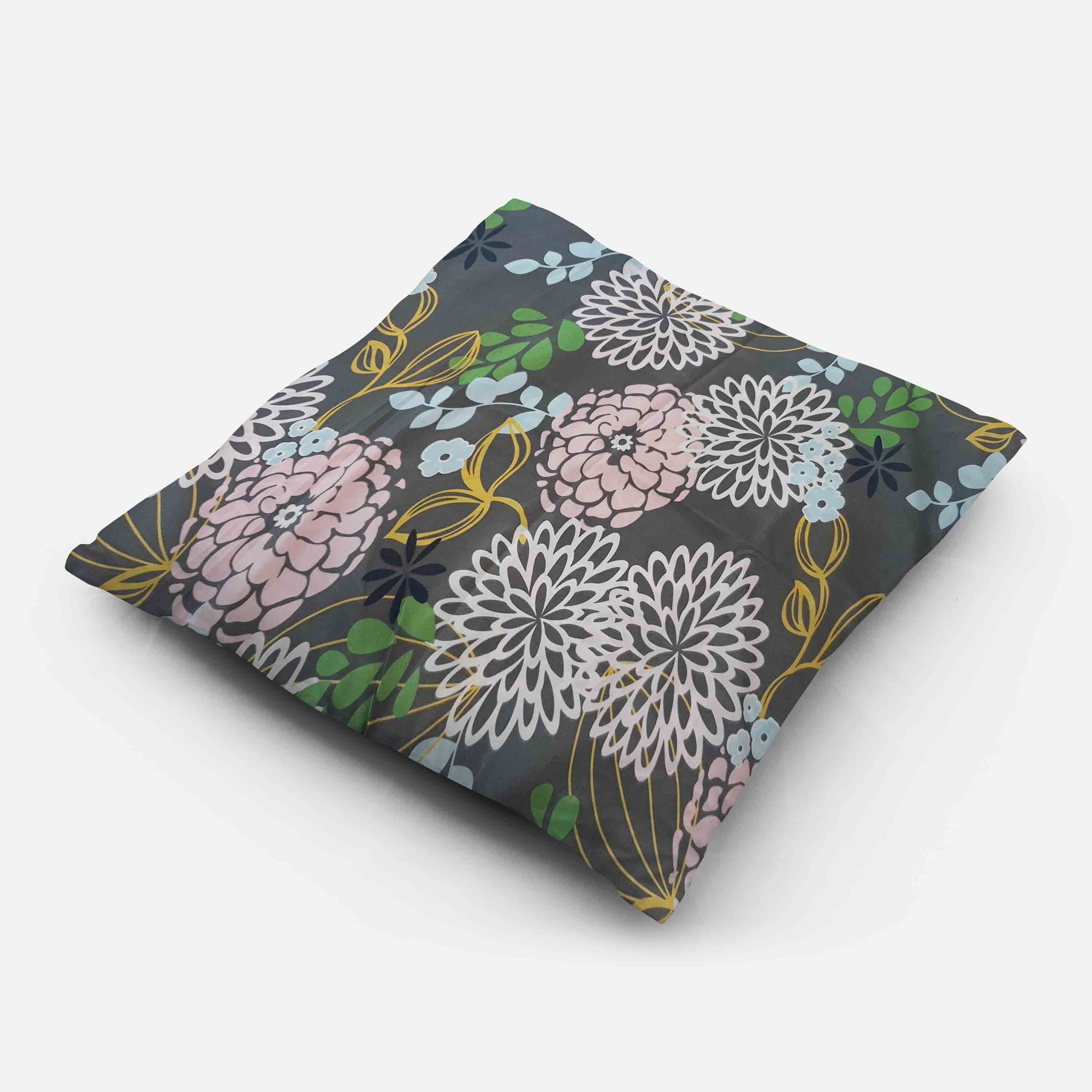 Top textil Povlak na polštář Zelené květy 70x90 cm