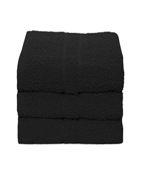 Levně Top textil Ručník Komfort Plus 50 x 75 cm Barva: černá, Rozměr: 50x75