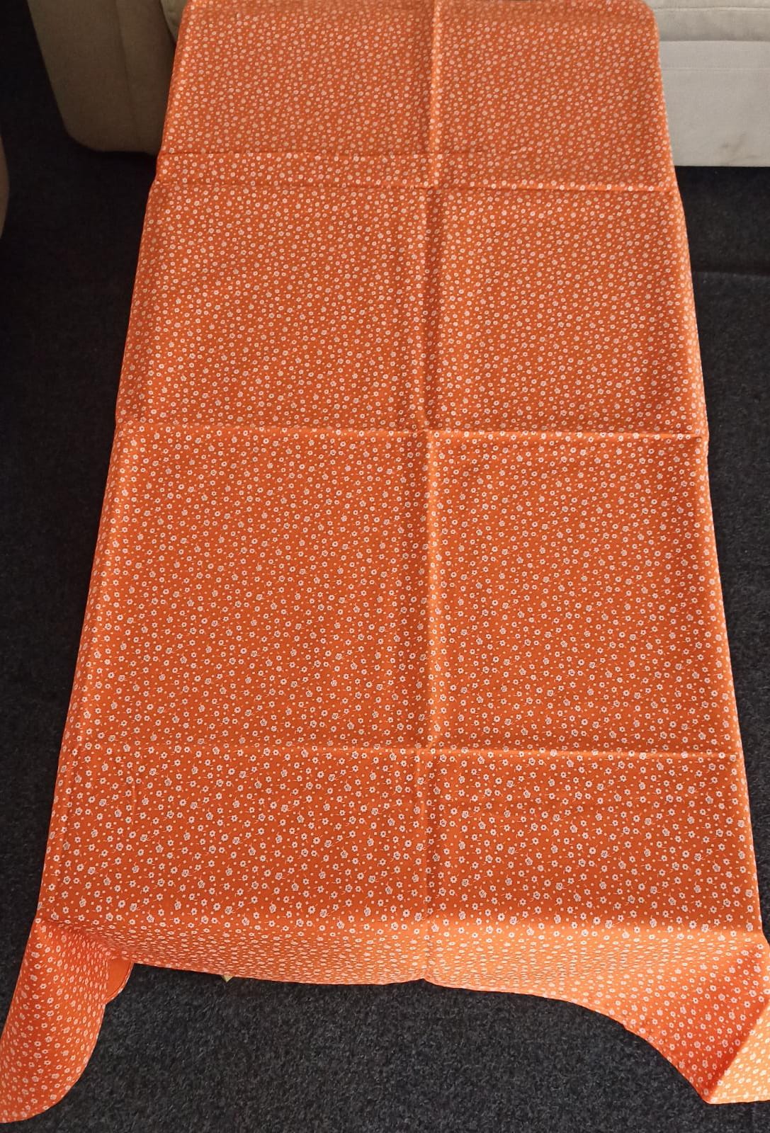 Levně Top textil Ubrus bavlněný oranžová 120x140 cm