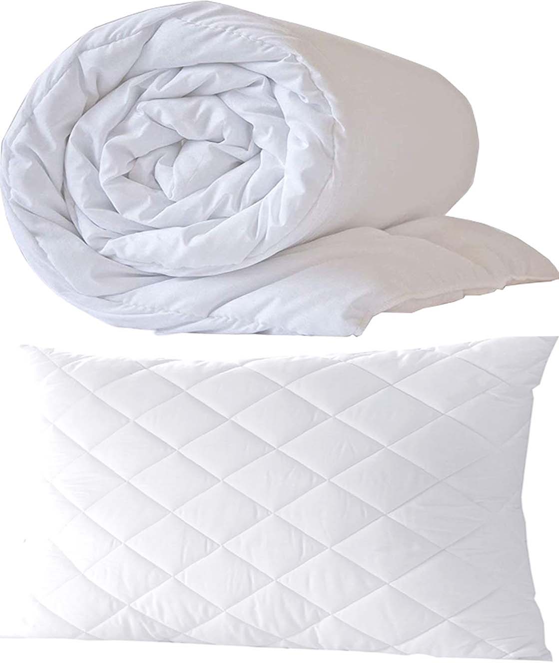 Levně Top textil Set - polštář a přikrývka Bílý 160x200,80x80