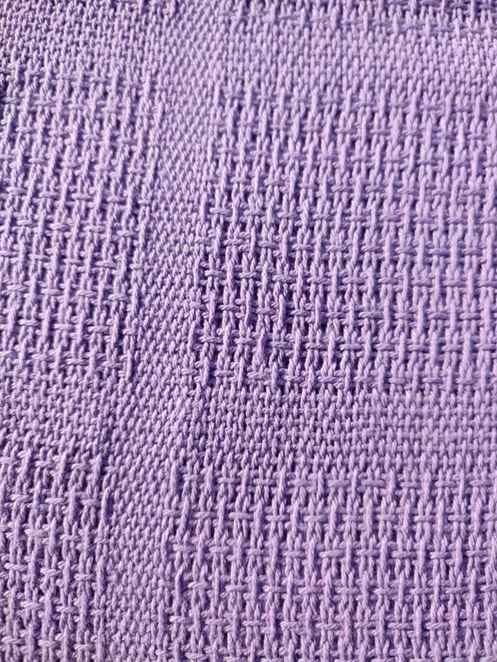 Levně Bavlněná celulární deka 70x90cm Barva: fialová, Rozměr: 70x90