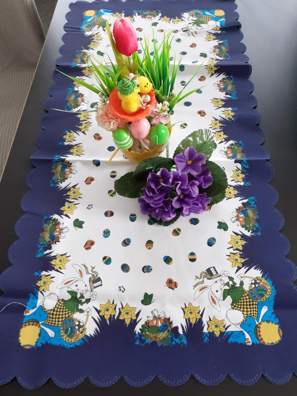 Top textil Velikonoční ubrus Vajíčka, 80x40cm, dekorační 3