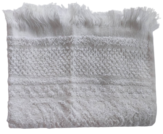 Chanar s.r.o Dětský ručník s třásněmi 40x60 cm Barva: bílá (1)