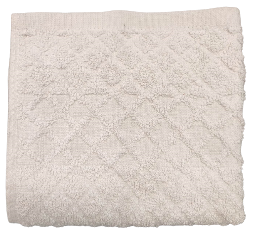 Dětský ručník Káro 40x60 cm jednobarevný Barva: bílá (18)