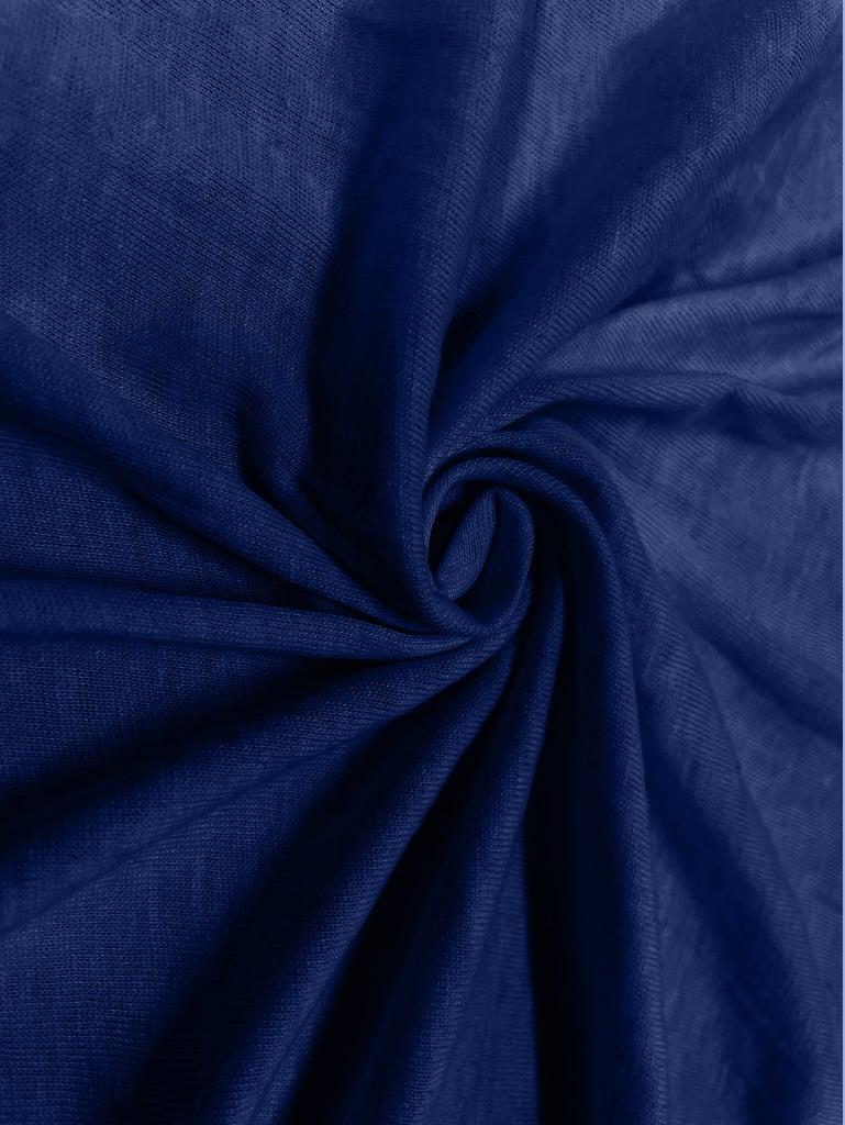 Prostěradlo Jersey Standard 140x200 cm tmavě modrá 2