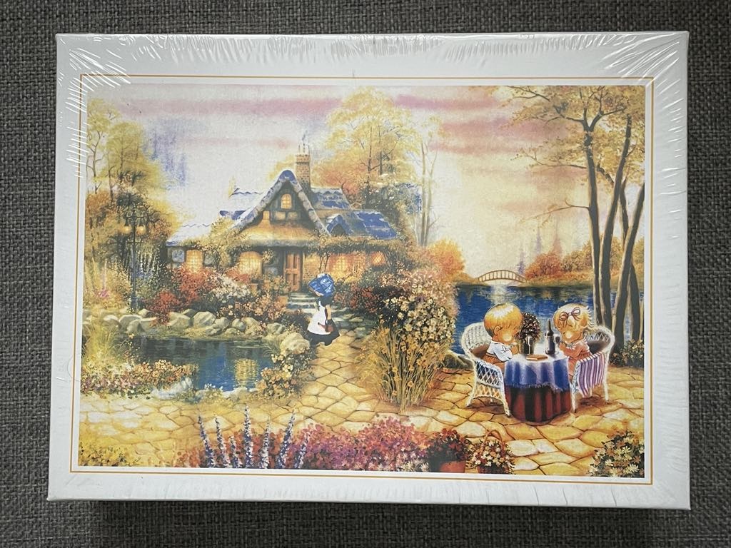 Puzzle Domeček se zahrádkou 300 dílků 4