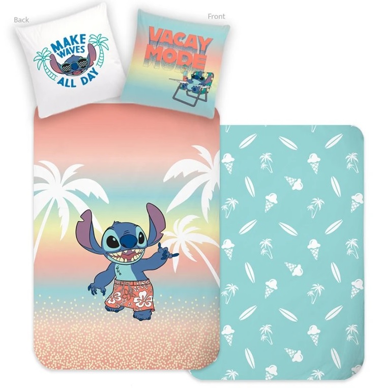 Carbotex Dětské povlečení Lilo a Stitch na dovolené 3