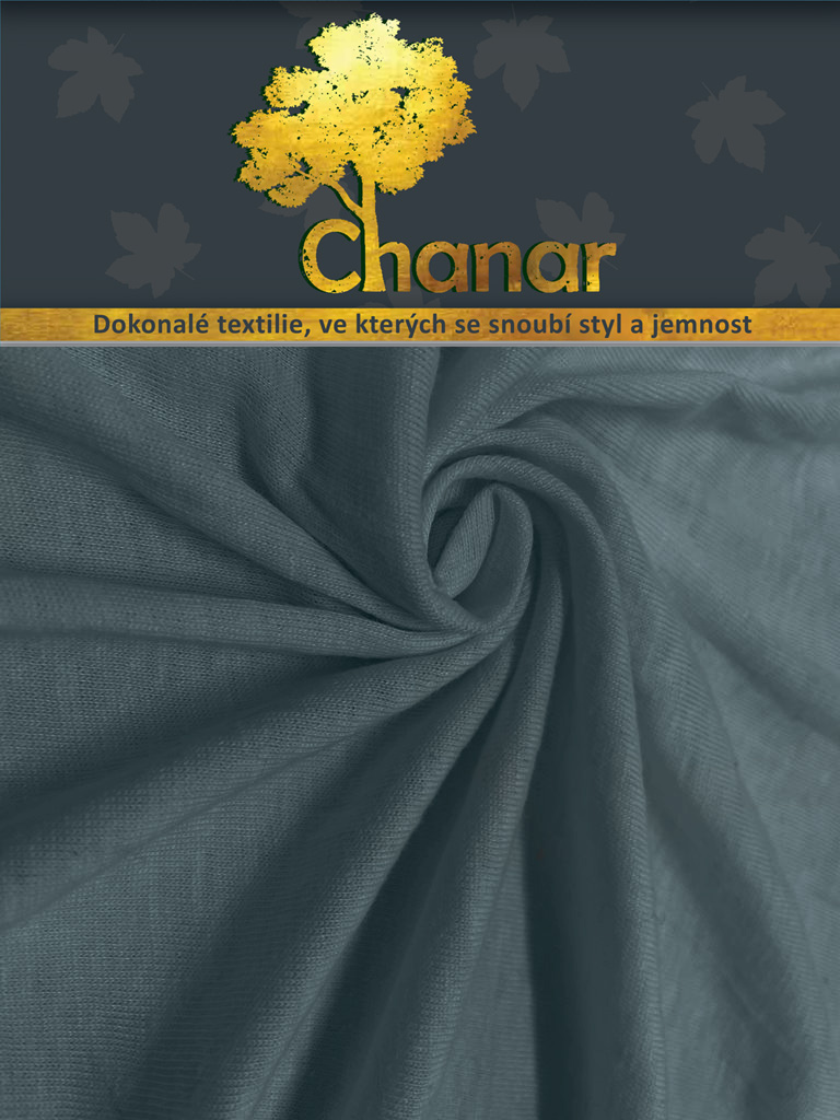 Prostěradlo Jersey Standard 160x200 cm šedomodrá