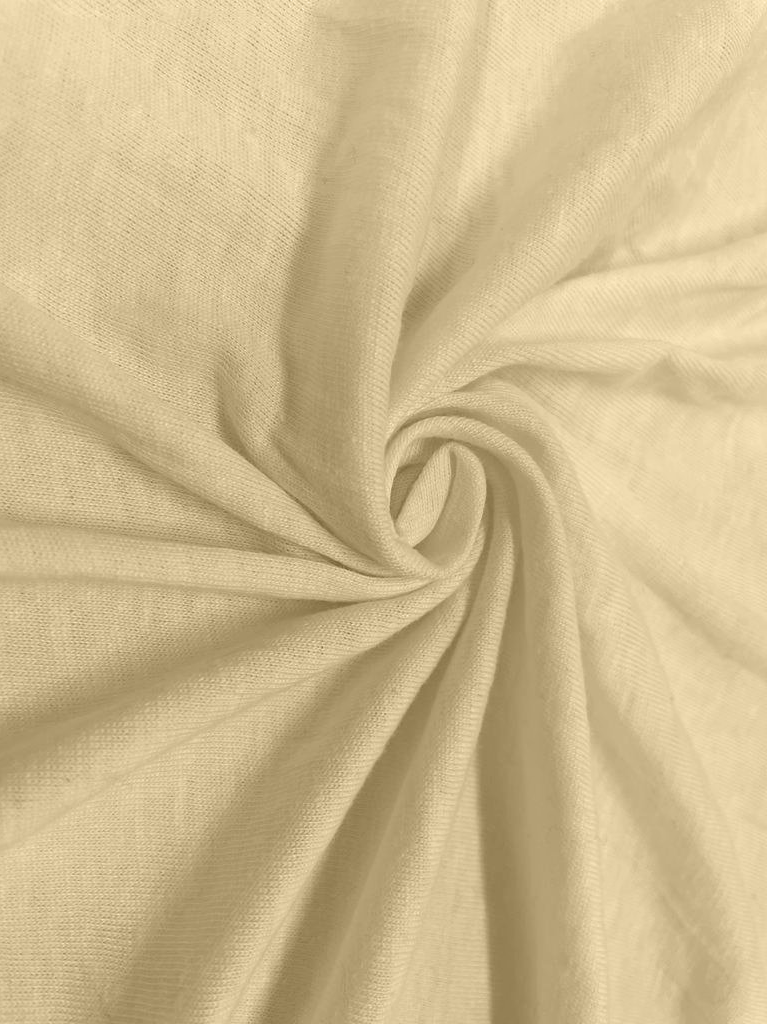 Top textil Prostěradlo Jersey 90x200 cm krémová 2