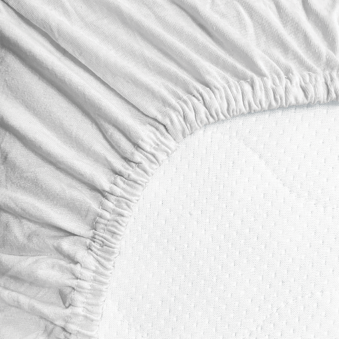 Top textil Prostěradlo Jersey 90x200 cm bílá 3