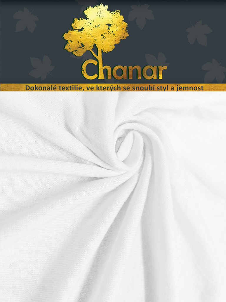 Top textil Prostěradlo Jersey 90x200 cm bílá