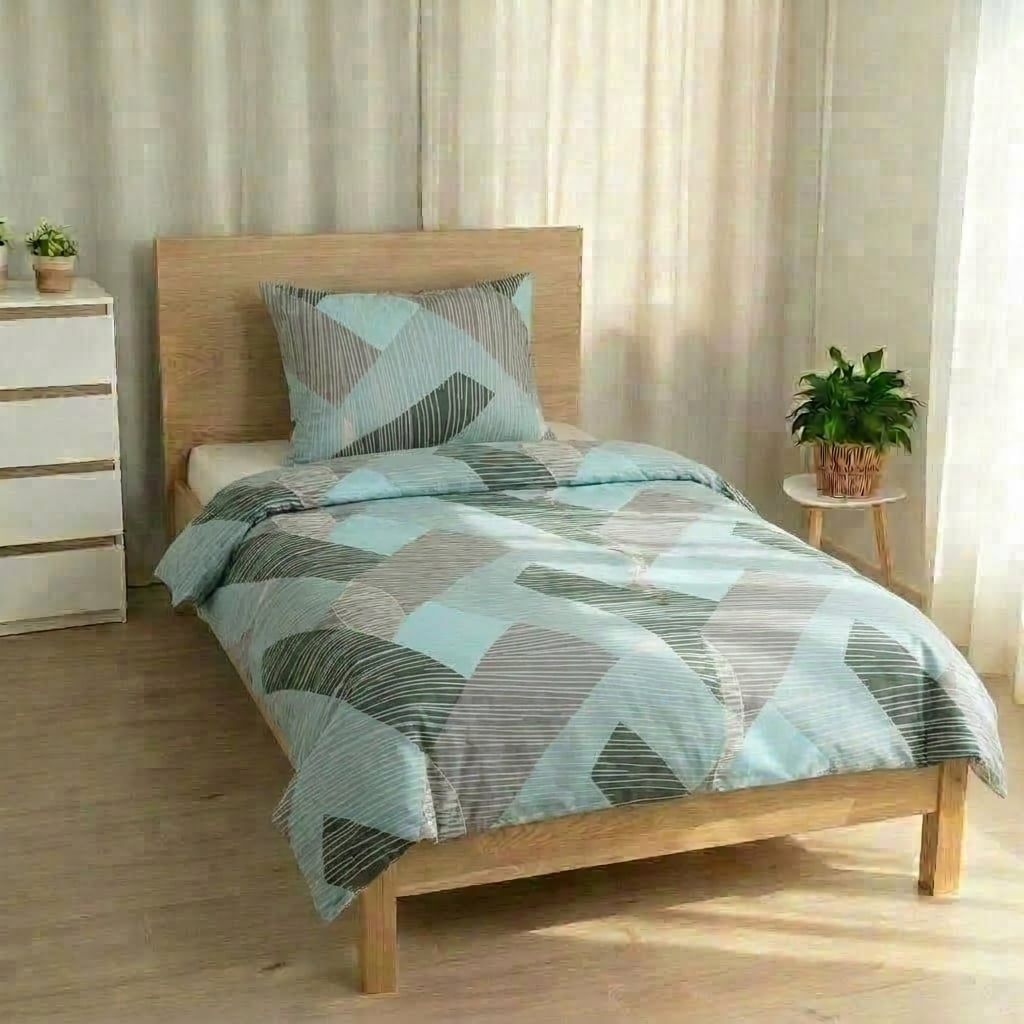 Krepové povlečení z mikrovlákna CHLOE šedé 2