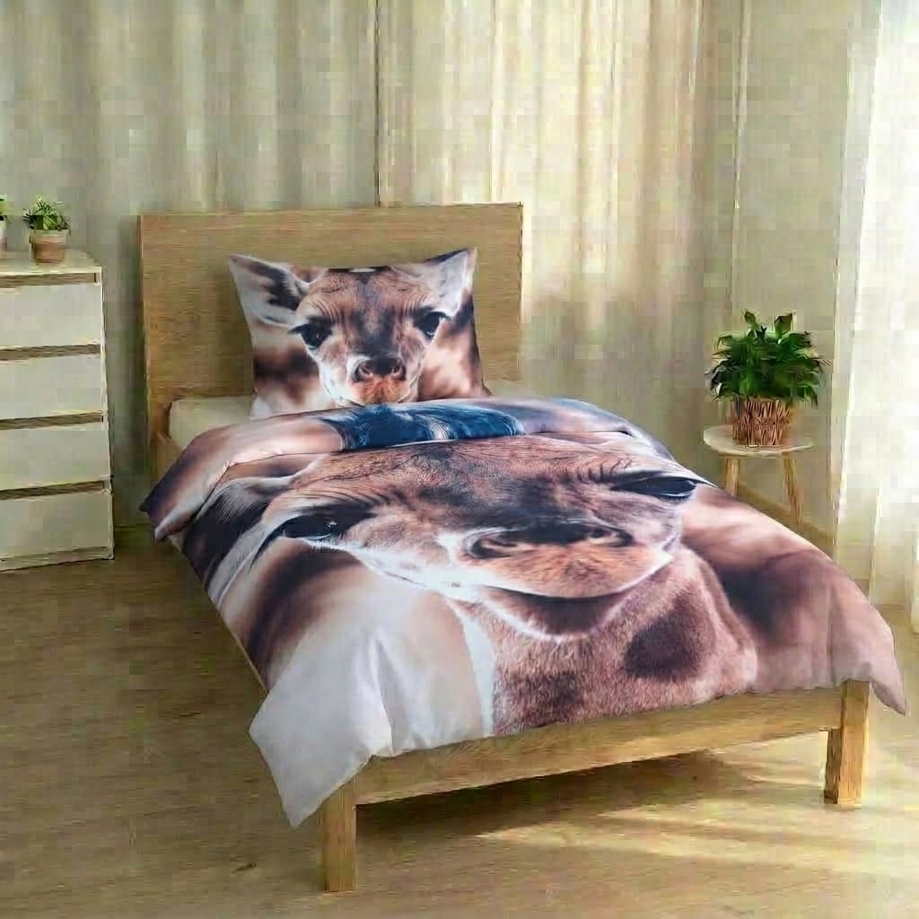Povlečení fototisk mikrovlákno ŽIRAFA 2