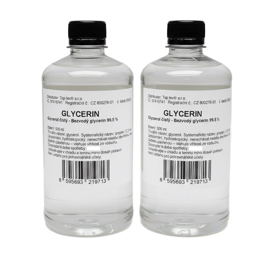 Top textil Duopack Glycerín 2x 500 ml