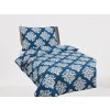 zamecky vzor tmavě modrá bavlnene povleceni lice modre 140x200 90x70 removebg preview