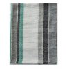 Bavlněná utěrka pruhy šedé, zelené 50x70 (78)