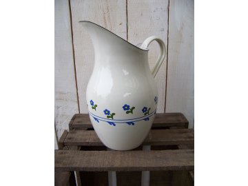 Emaille Krug Wasserkanne NEU Saftkrug Blumenvase Milchkrug Nostalgie