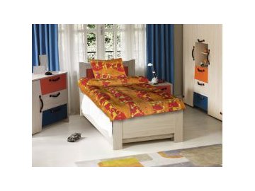 bavlnene detske povleceni zirafy oranzove 0