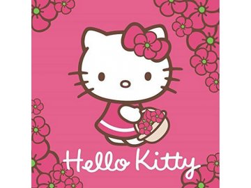 Magický ručníček Hello Kitty 30x30cm